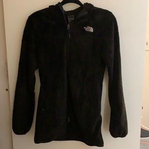The North Face - long soft fuzzy jacket